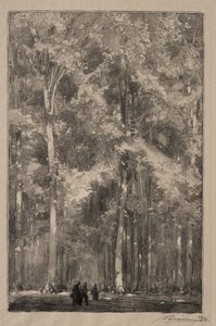 Le Matin, carrefour des Forts Marlotte - Auguste Louis Lepère