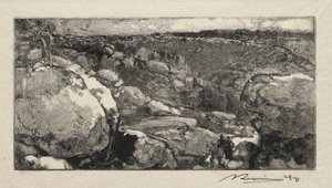 Le cirque du Long-Rocher - Auguste Louis Lepère
