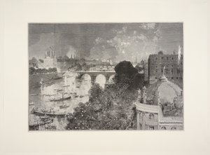 Fête nautique sur la Seine, 14 juillet - Auguste Louis Lepère