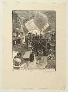 Palais des arts libéraux : intérieur - Auguste Louis Lepère