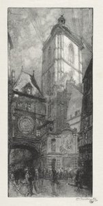 Rouen Illustré: La Gros Horloge - Auguste Louis Lepère
