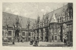 Rouen Illustré: Le Palais de Justice - Auguste Louis Lepère