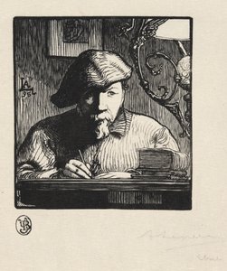 Autoportrait - Auguste Louis Lepère