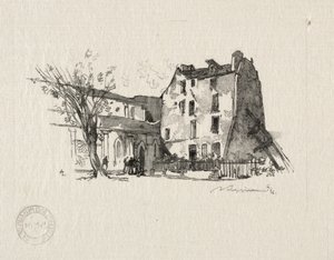 St. Julien le Pauvre: Le Presbytère - Auguste Louis Lepère