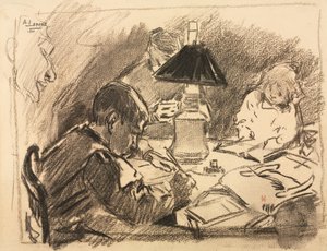 Autour de la lampe