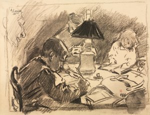 Autour de la lampe