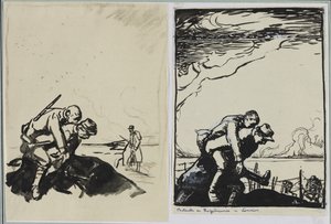 Bataille de Rozelieures en Lorraine - Auguste Louis Lepère