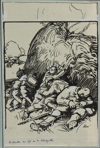 Bataille du Col de la Chipotte - Auguste Louis Lepère