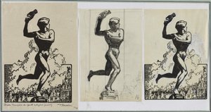 Brado, Vainqueur des géants Antigoras, 1914 - Auguste Louis Lepère