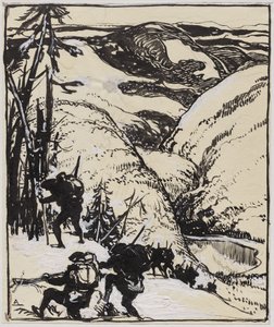 Dans les Vosges - Auguste Louis Lepère