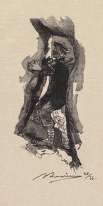 Forêt de Fontainebleau : Passe des Sept Cavernes (1890) - Auguste Louis Lepère