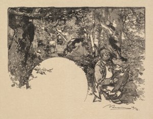 Forêt de Fontainebleau: Les Peintres - Auguste Louis Lepère