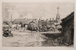 Le Calvaire, St. Jean-de-Mont, 1909 - Auguste Louis Lepère
