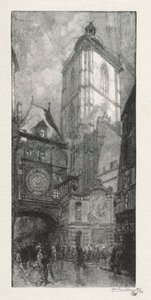 Rouen Illustré: La Gros Horloge - Auguste Louis Lepère