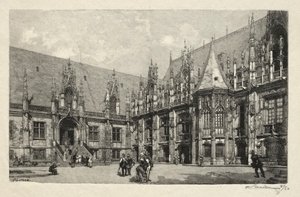 Rouen Illustré: Le Palais de Justice - Auguste Louis Lepère
