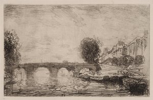 Coucher de soleil au Pont Marie, 1890