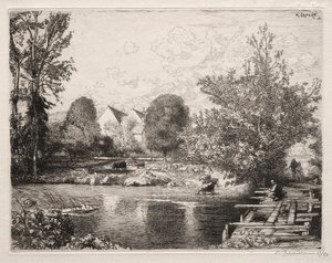 Le vieux pont, 1915