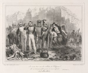 Album de 1831: Je veux tuer un des soldats de Polignac. Ils n