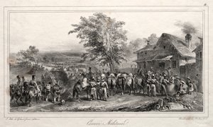 Album pour 1831 : Convoi militaire, 1831