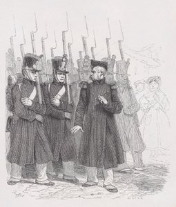 Le vieux caporal des Œuvres complètes de Béranger, 1836 - Auguste Raffet