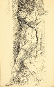 Illustration pour Les Fleurs du Mal de Charles Baudelaire, 1887-1888 - Auguste Rodin