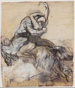 Centaure enlevant un jeune homme - Auguste Rodin