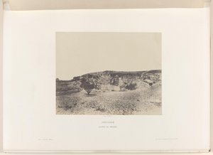Vue sur la grotte de Jérémie, près de Jérusalem - Auguste Salzmann