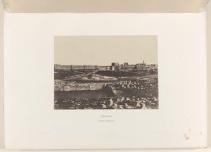 Bassin de Mamilla en dehors des murs de la vieille ville de Jérusalem
