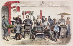 Cuisiniers de rue à Canton