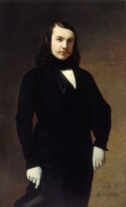 Portrait du poète Théophile Gautier 1811-1872, 1839