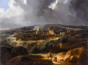 Jérusalem vue du mont Josaphat