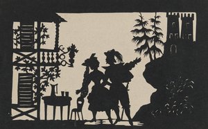 Silhouette double face - Augustin Amant Constant Fidele Edouart