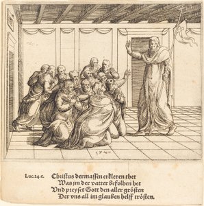 Le Christ apparaît aux apôtres