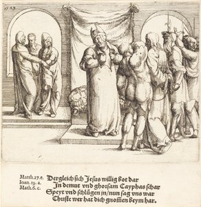 Le Christ est moqué, et Caïphe déchire ses vêtements
