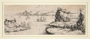 Paysage avec rivière