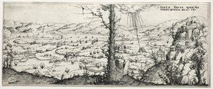 Paysage avec la Conversion de Saulus - Augustin Hirschvogel