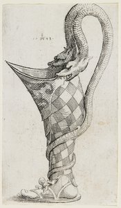 Vase ornemental en forme de jambe, 1543