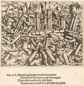 La mort de Samson - Augustin Hirschvogel