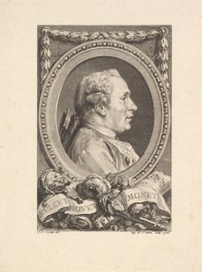 Portrait de Jean Monnet - Augustin de Saint Aubin