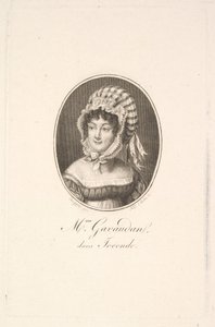 Portrait de Madame Gavaudan - Augustin de Saint Aubin