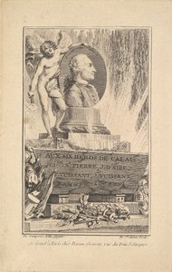 Portrait de Pierre Laurent de Belloy - Augustin de Saint Aubin