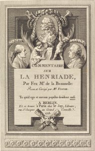 Commentaire sur la Henriade - Augustin de Saint Aubin after Clément Pierre Marillier