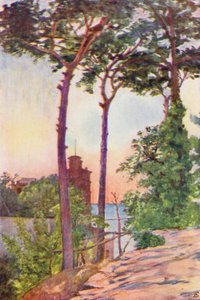 Villa Crawford (lithographie en couleur)