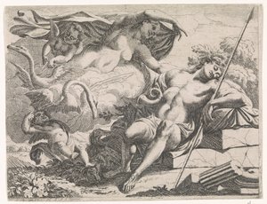 Vénus regarde Adonis endormi