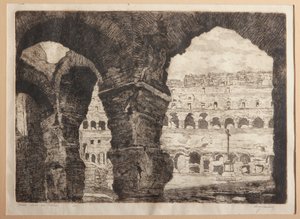Rome, les Arches du Colisée - Augusto Baracchi