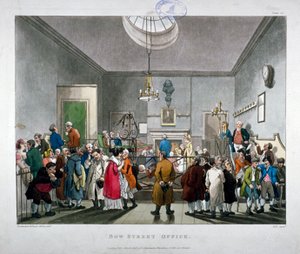 Tribunal de police de Bow Street, Westminster, Londres, 1808 - Augustus Charles Pugin, Thomas Rowlandson