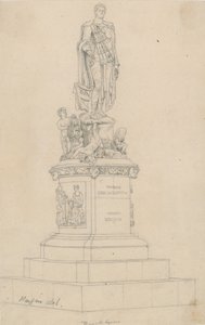 Statue de Frances, Duc de Bedford, à Russell Square, Londres - Augustus Charles Pugin
