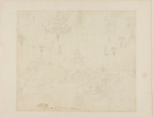 Étude pour la Chambre des communes, de Microcosm of London - Augustus Charles Pugin