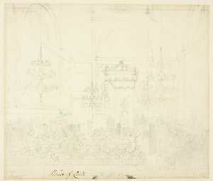 Étude pour la Chambre des Lords, de Microcosm of London