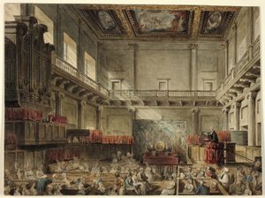 Étude pour la chapelle royale, Whitehall, dans Micocosm of London